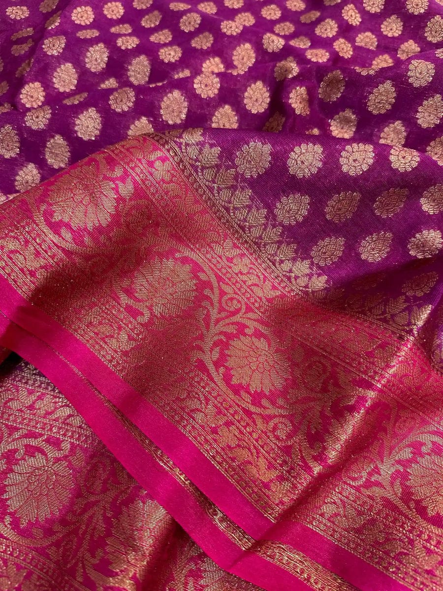 Banarasi premium Soft silk daibal contrast border