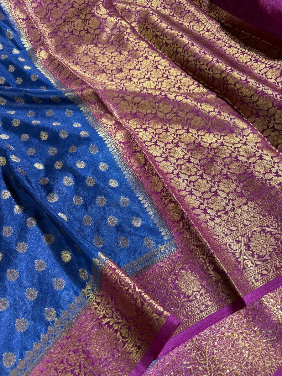 Banarasi premium Soft silk daibal contrast border