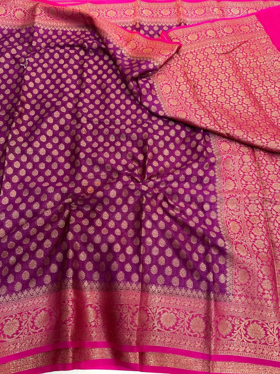 Banarasi premium Soft silk daibal contrast border