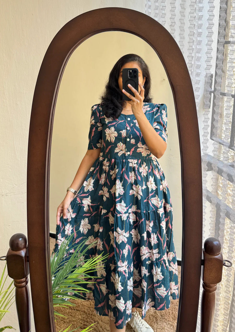 Women’s Printed Rayon Long Kurtis for Daily Wear