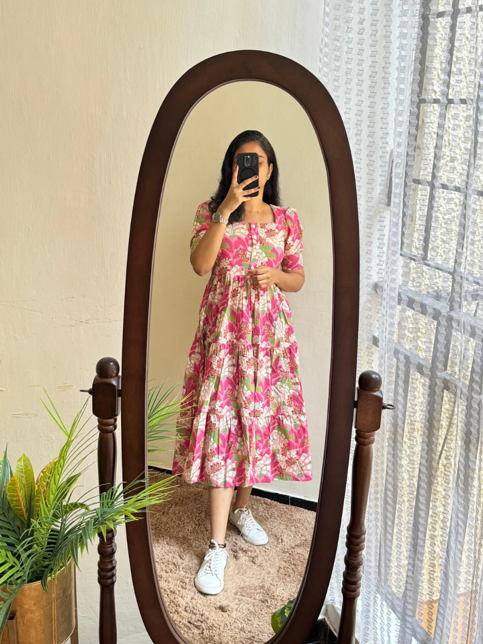Women’s Printed Rayon Long Kurtis for Daily Wear
