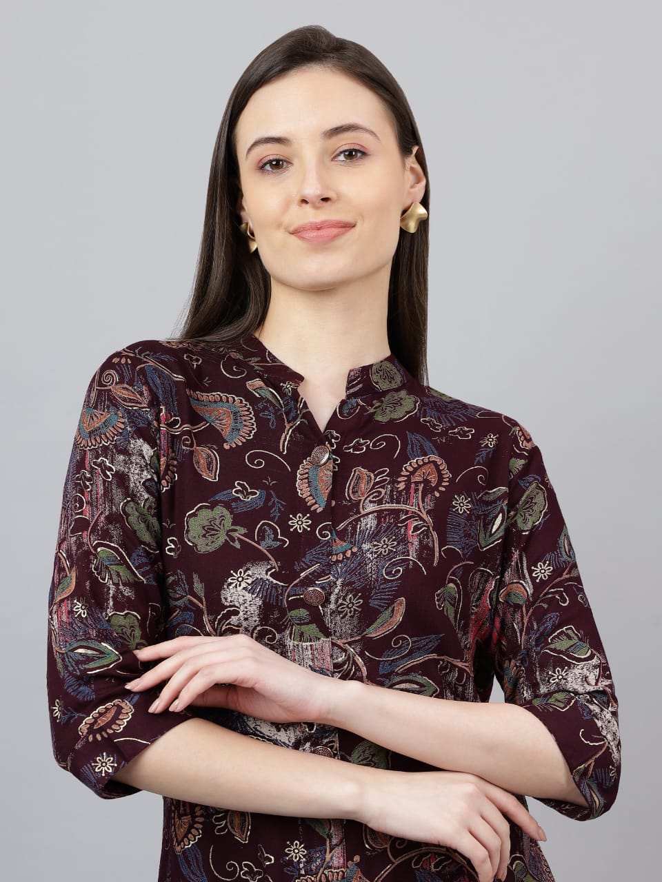 Round Neck Kurta Set