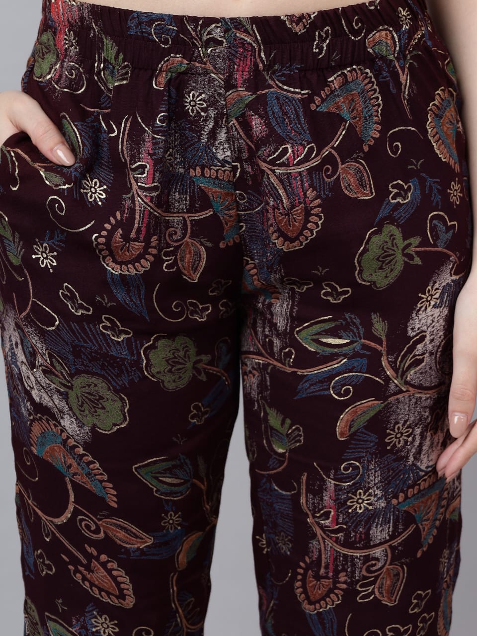 Round Neck Kurta Set